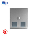 china emergency exit steel metal door with panic push bar exterior